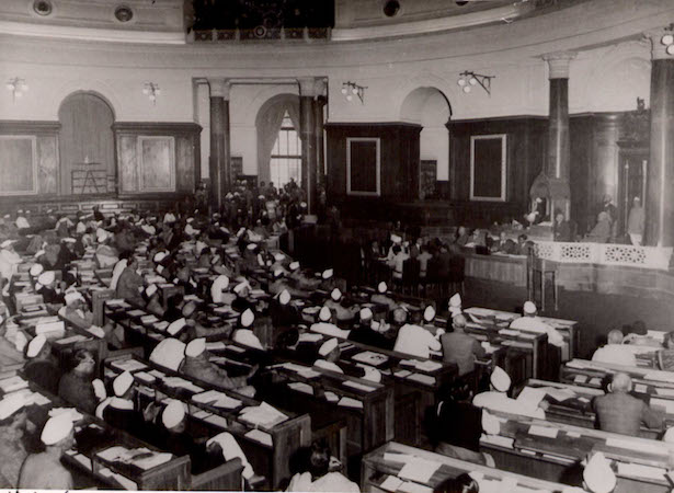 A session of the Constituent Assembly